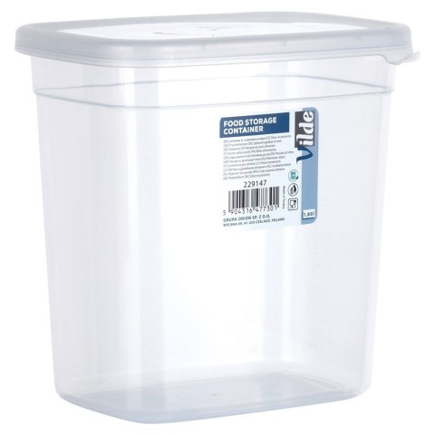 Pojemnik na produkty sypkie suche makaron sól cukier z pokrywką 1.85L VILDE 229147 Pojemnik na produkty sypkie suche makaron sól cukier z pokrywką 1.85L VILDE 229147