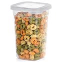 Pojemnik na produkty sypkie suche makaron sól cukier z pokrywką 1L VILDE 229146 Pojemnik na produkty sypkie suche makaron sól cukier z pokrywką 1L VILDE 229146
