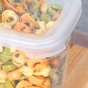 Pojemnik na produkty sypkie suche makaron sól cukier z pokrywką 1L VILDE 229146 Pojemnik na produkty sypkie suche makaron sól cukier z pokrywką 1L VILDE 229146