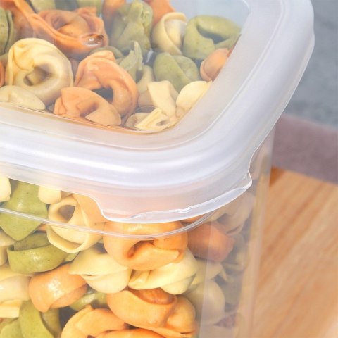 Pojemnik na produkty sypkie suche makaron sól cukier z pokrywką 1L VILDE 229146 Pojemnik na produkty sypkie suche makaron sól cukier z pokrywką 1L VILDE 229146