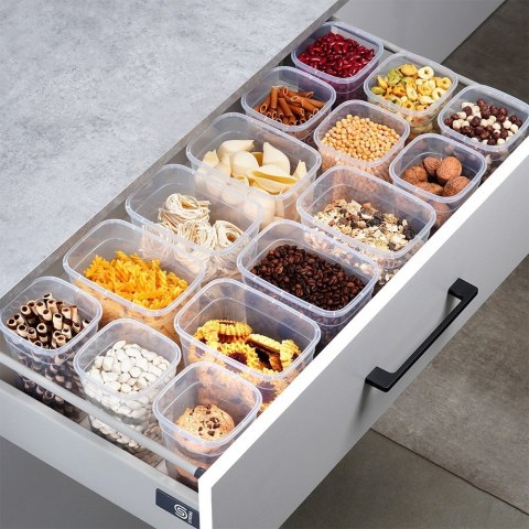 Pojemnik na produkty sypkie suche makaron sól cukier z pokrywką 1L VILDE 229146 Pojemnik na produkty sypkie suche makaron sól cukier z pokrywką 1L VILDE 229146