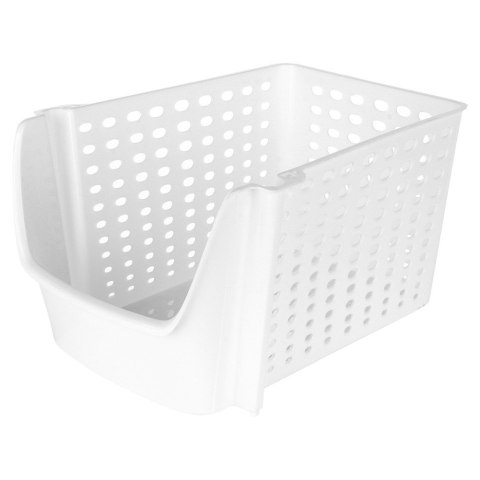 Pojemnik na warzywa i owoce ziemniaki cebulę biały DUŻY 29x21x16cm VILDE 229090 Pojemnik na warzywa i owoce ziemniaki cebulę biały DUŻY 29x21x16cm VILDE 229090