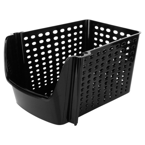 Pojemnik na warzywa i owoce ziemniaki cebulę czarny DUŻY 29x21x16cm VILDE 229089 Pojemnik na warzywa i owoce ziemniaki cebulę czarny DUŻY 29x21x16cm VILDE 229089