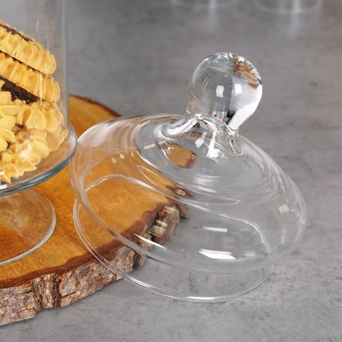 Pojemnik pudełko na ciastka ciasteczka słodycze szklany 1.5L EXCELLENT HOUSEWARE 259355 Pojemnik pudełko na ciastka ciasteczka słodycze szklany 1.5L EXCELLENT HOUSEWARE 259355