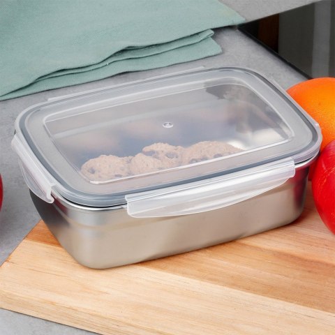 Pojemnik stalowy na żywność z pokrywką i uszczelką 500 ml EXCELLENT HOUSEWARE 229212 Pojemnik stalowy na żywność z pokrywką i uszczelką 500 ml EXCELLENT HOUSEWARE 229212