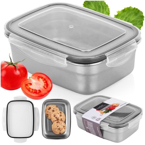 Pojemnik stalowy na żywność z pokrywką i uszczelką 700 ml EXCELLENT HOUSEWARE 229213 Pojemnik stalowy na żywność z pokrywką i uszczelką 700 ml EXCELLENT HOUSEWARE 229213