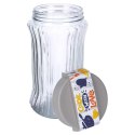 Pojemnik szklany na produkty suche sypkie płatki makaron sól 1.6L EXCELLENT HOUSEWARE 259386