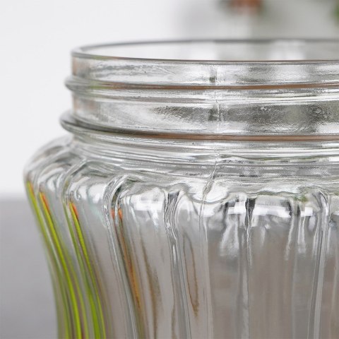 Pojemnik szklany na produkty suche sypkie płatki makaron sól 900 ml EXCELLENT HOUSEWARE 259384 Pojemnik szklany na produkty suche sypkie płatki makaron sól 900 ml EXCELLENT HOUSEWARE 259384
