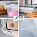 Pojemniki plastikowe do przechowywania żywności 5 rozmiarów 12-ele VILDE 229158