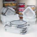 Pojemniki plastikowe do przechowywania żywności 5 rozmiarów 12-ele VILDE 229158