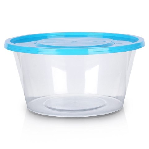 Pojemniki plastikowe na żywność z pokrywką 650 ml komplet 10-ele VILDE 259274 Pojemniki plastikowe na żywność z pokrywką 650 ml komplet 10-ele VILDE 259274