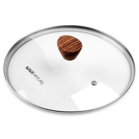 Pokrywka szklana uniwersalna do garnka patelni NATURE 24cm NAVA 10-144-152