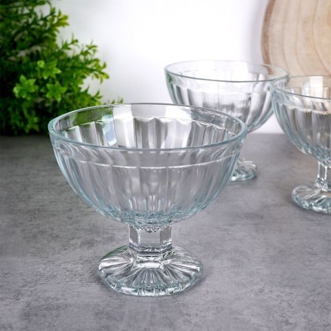 Pucharki do lodów deserów deserków szklane 180ml 3-ele pucharek EXCELLENT HOUSEWARE 139350