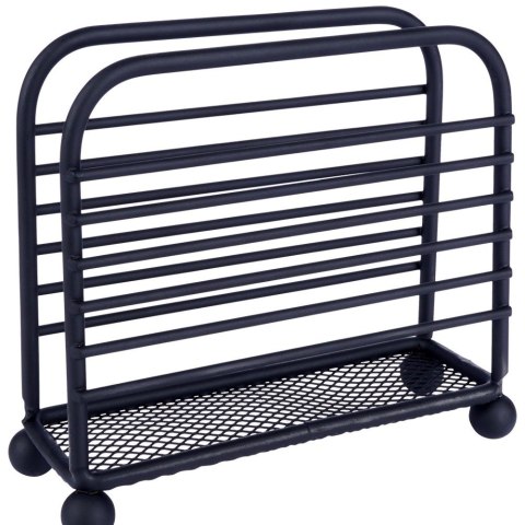 Serwetnik metalowy stojak na serwetki organizer pojemnik czarny 11.5x10cm VILDE 139317 Serwetnik metalowy stojak na serwetki organizer pojemnik czarny 11.5x10cm VILDE 139317