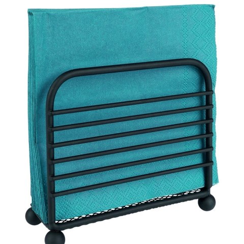Serwetnik metalowy stojak na serwetki organizer pojemnik czarny 11.5x10cm VILDE 139317 Serwetnik metalowy stojak na serwetki organizer pojemnik czarny 11.5x10cm VILDE 139317