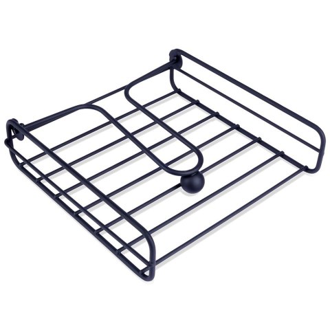 Serwetnik metalowy stojak na serwetki organizer pojemnik czarny 19x19.5cm VILDE 139316 Serwetnik metalowy stojak na serwetki organizer pojemnik czarny 19x19.5cm VILDE 139316