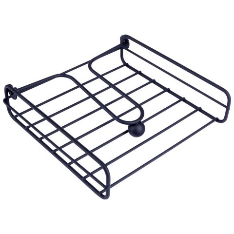 Serwetnik metalowy stojak na serwetki organizer pojemnik czarny 19x19.5cm VILDE 139316 Serwetnik metalowy stojak na serwetki organizer pojemnik czarny 19x19.5cm VILDE 139316