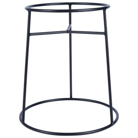 Stojak na doniczkę metalowy czarny dwustronny 37x41 cm VILDE 339464 Stojak na doniczkę metalowy czarny dwustronny 37x41 cm VILDE 339464