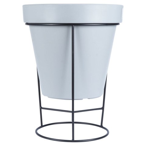 Stojak na doniczkę metalowy czarny dwustronny 45x53 cm VILDE 339465 Stojak na doniczkę metalowy czarny dwustronny 45x53 cm VILDE 339465