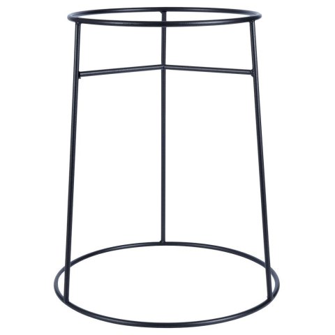 Stojak na doniczkę metalowy czarny dwustronny 45x53 cm VILDE 339465 Stojak na doniczkę metalowy czarny dwustronny 45x53 cm VILDE 339465