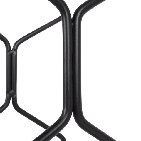 Stojak na wino butelki wina organizer metalowy czarny do 8 butelek VILDE 229031 Stojak na wino butelki wina organizer metalowy czarny do 8 butelek VILDE 229031