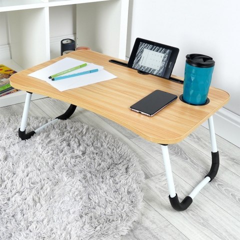 Stolik pod laptop i tablet śniadaniowy składany do łóżka na łóżko VILDE 568018 Stolik pod laptop i tablet śniadaniowy składany do łóżka na łóżko VILDE 568018