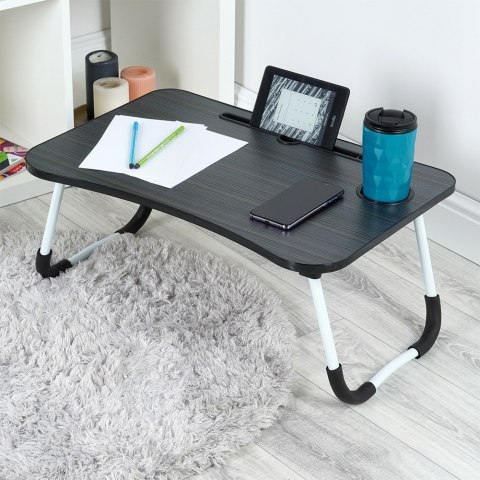 Stolik pod laptop tablet śniadaniowy składany do łóżka na łóżko VILDE 568017 Stolik pod laptop tablet śniadaniowy składany do łóżka na łóżko VILDE 568017
