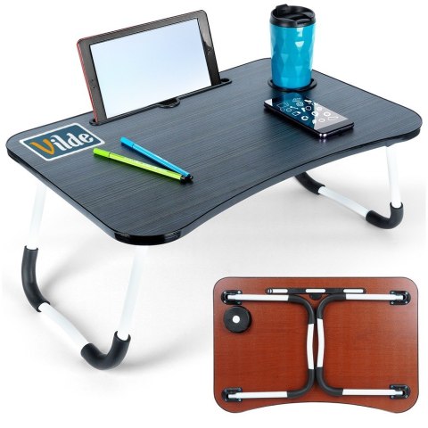 Stolik pod laptop tablet śniadaniowy składany do łóżka na łóżko VILDE 568017 Stolik pod laptop tablet śniadaniowy składany do łóżka na łóżko VILDE 568017