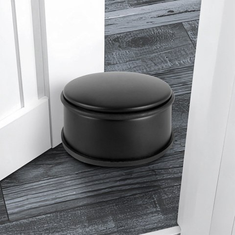 Stoper do drzwi metalowy czarny odbojnik odbój ogranicznik ciężki 11.5cm VILDE 568015 Stoper do drzwi metalowy czarny odbojnik odbój ogranicznik ciężki 11.5cm VILDE 568015