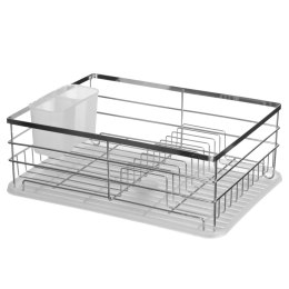 Suszarka do naczyń metalowa stojąca ociekacz na naczynia 43 x 32 x 14 cm BRUNBESTE BB-3435