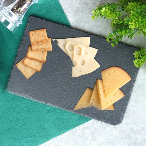 Taca do serwowania kamienna łupek prostokątna 30x20cm VILDE 139611 Taca do serwowania kamienna łupek prostokątna 30x20cm VILDE 139611