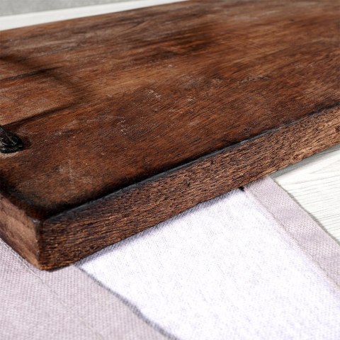 Taca do serwowania przekąsek drewniana z uchwytami 40.5x21.5cm VILDE 259023 Taca do serwowania przekąsek drewniana z uchwytami 40.5x21.5cm VILDE 259023