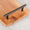 Taca drewniana do serwowania przekąsek z uchwytami 30x15.5cm VILDE 139741