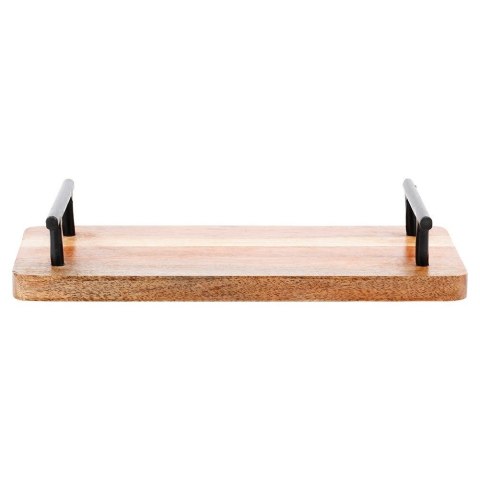 Taca drewniana do serwowania przekąsek z uchwytami 30x15.5cm VILDE 139741 Taca drewniana do serwowania przekąsek z uchwytami 30x15.5cm VILDE 139741