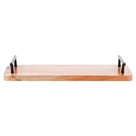 Taca drewniana do serwowania przekąsek z uchwytami 40x15.5cm VILDE 139742 Taca drewniana do serwowania przekąsek z uchwytami 40x15.5cm VILDE 139742