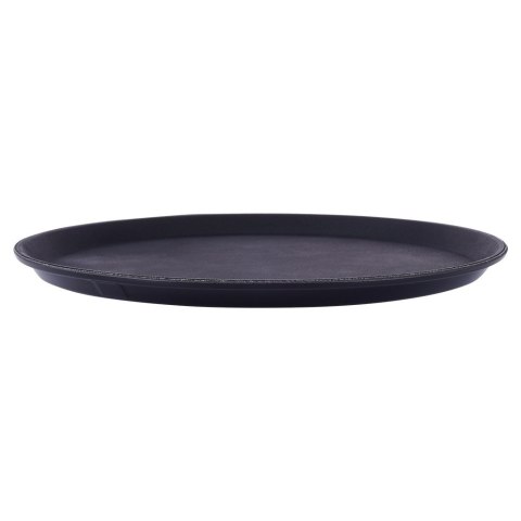 Taca kelnerska antypoślizgowa tacka do serwowania czarna 35cm VILDE 139623 Taca kelnerska antypoślizgowa tacka do serwowania czarna 35cm VILDE 139623