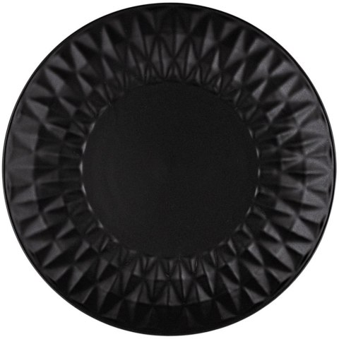 Talerz deserowy ceramiczny czarny SOHO 20cm NAVA 10-141-121
