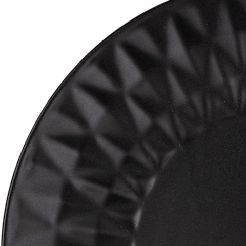 Talerz deserowy ceramiczny czarny SOHO 20cm NAVA 10-141-121