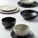 Talerz deserowy ceramiczny czarny SOHO 20cm NAVA 10-141-121