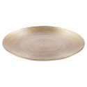 Talerz deserowy szklany złoty 21cm VILDE 139265