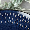 Talerz obiadowy płytki ceramiczny granatowy 28cm SIAKI COLLECTION 139708