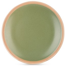 Talerz obiadowy płytki ceramiczny zielony ARTHENA GREEN 27cm NAVA 10-141-060