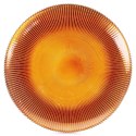 Talerz obiadowy płytki szklany bursztynowy 28cm VILDE 139730