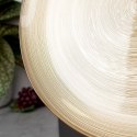 Talerz obiadowy płytki szklany złoty 28cm VILDE 139266