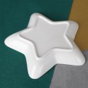 Talerz porcelanowy do serwowania przekąsek gwiazda 18cm VILDE 139094