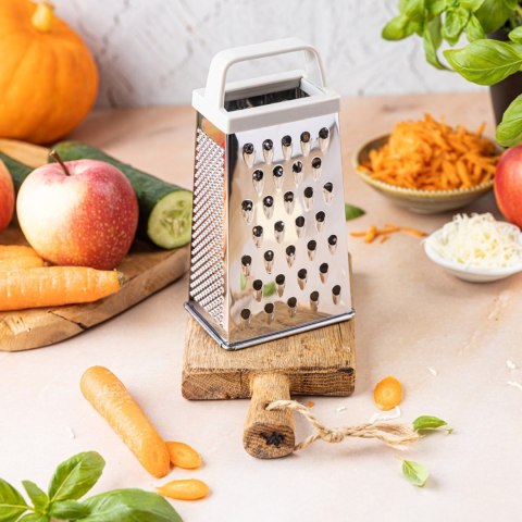 Tarka do warzyw, 4-stronna, stal nierdzewna, KINGHOFF KH-1986