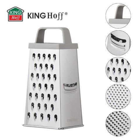 Tarka do warzyw, 4-stronna, stal nierdzewna, KINGHOFF KH-1986