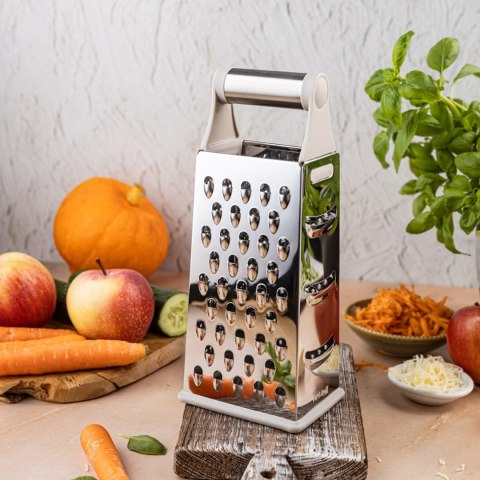 Tarka do warzyw, 4-stronna, stal nierdzewna, KINGHOFF KH-1989