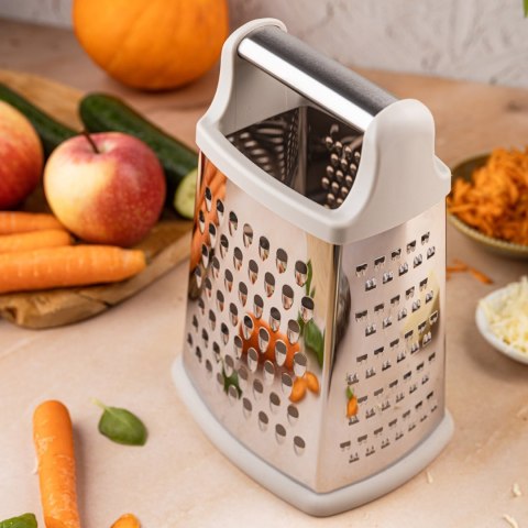 Tarka do warzyw, 4-stronna, stal nierdzewna, KINGHOFF KH-1990