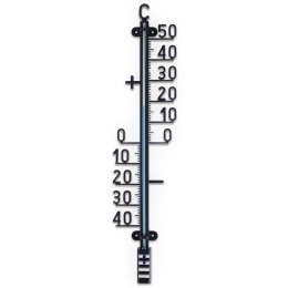 Termometr zewnętrzny duży na ścianę taras balkon czarny 41cm PROGARDEN 339087